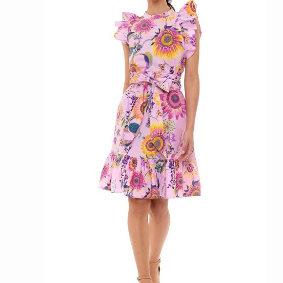 Banjanan Bulbul Dress, Mid-Summer Bumble Orchid - Picture 2 of 8